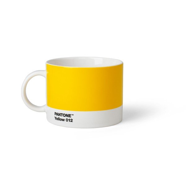 Żółty porcelanowy kubek 475 ml Yellow 012 – Pantone