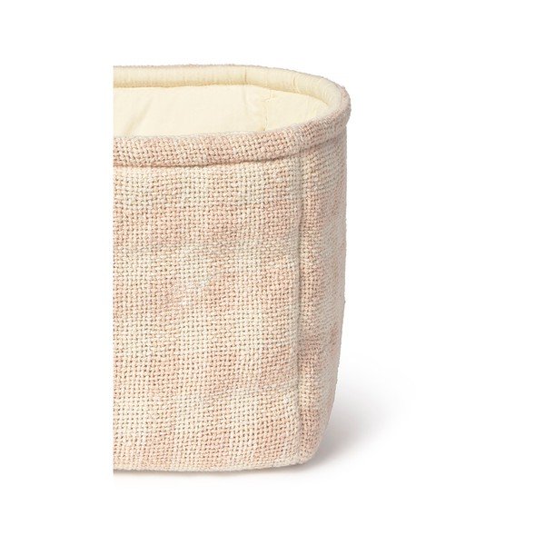 Jasnoróżowy tekstylny dziecięcy kosz na zabawki 30x20x20 cm Swan Rose – Lorena Canals-image-4