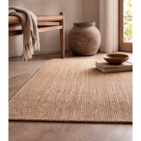Naturalny chodnik z juty 80x200 cm Bouclé – Hanse Home-image-3