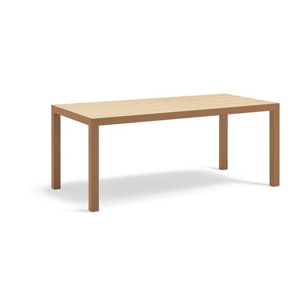 Stół z blatem z drewna dębowego 75x180 cm Alma – Teulat