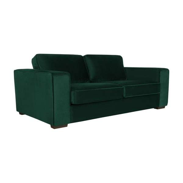 Ciemnozielona sofa 3-osobowa Cosmopolitan Design Denver