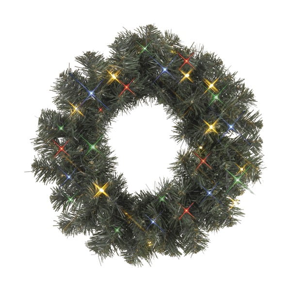 Świecący wieniec Wreath, Ø38 cm