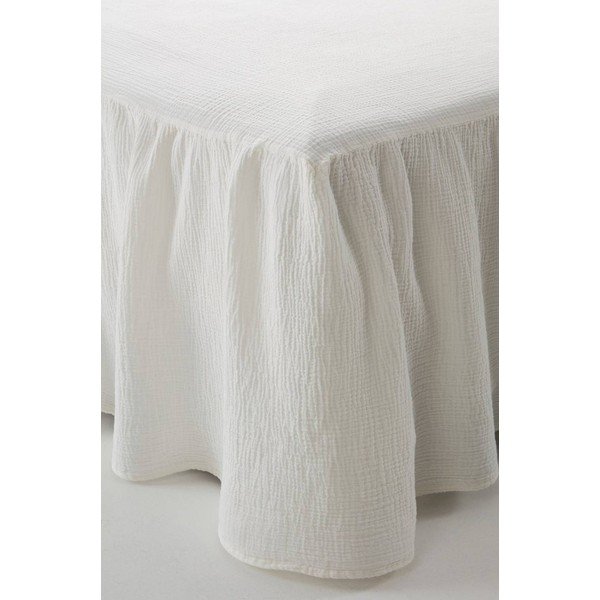 Kremowa narzuta muślinowa 180x200 cm Amilia – Jotex-image-2
