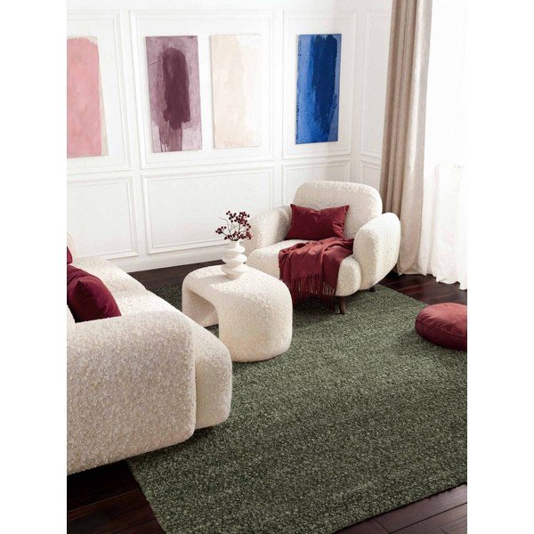 Zielony dywan z materiału bouclé tkany ręcznie 120x170 cm Notting Hill Portobello – Ted Baker-image-2