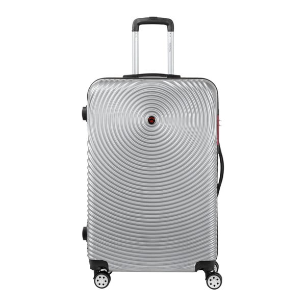 Szara walizka na kółkach Murano Traveller, 75x46 cm