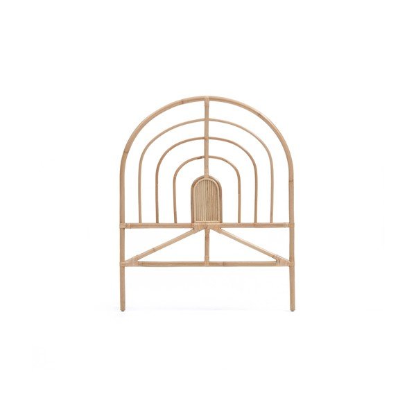 Rattanowy zagłówek w naturalnym kolorze 90x110 cm Sundberg – Kave Home