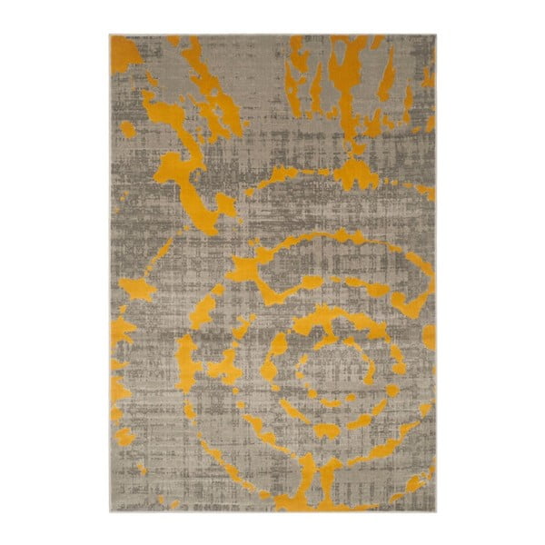 Żółty dywan Webtapetti Abstract, 157x230 cm