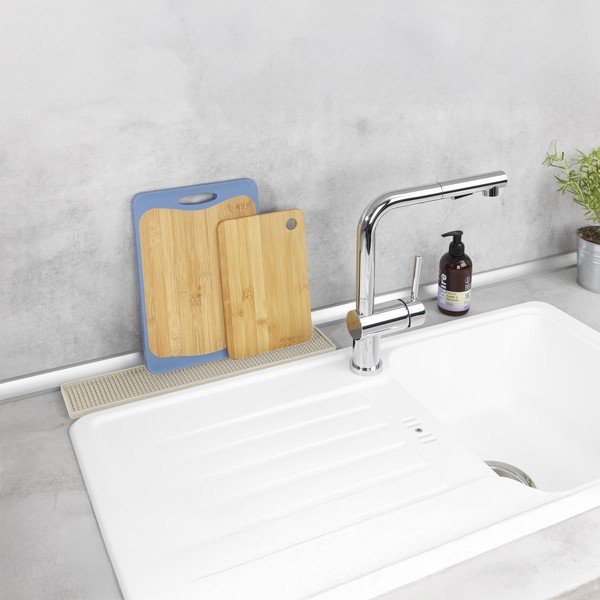 Beżowa plastikowa podkładka do naczyń 42x8 cm Slim – Wenko-image-1