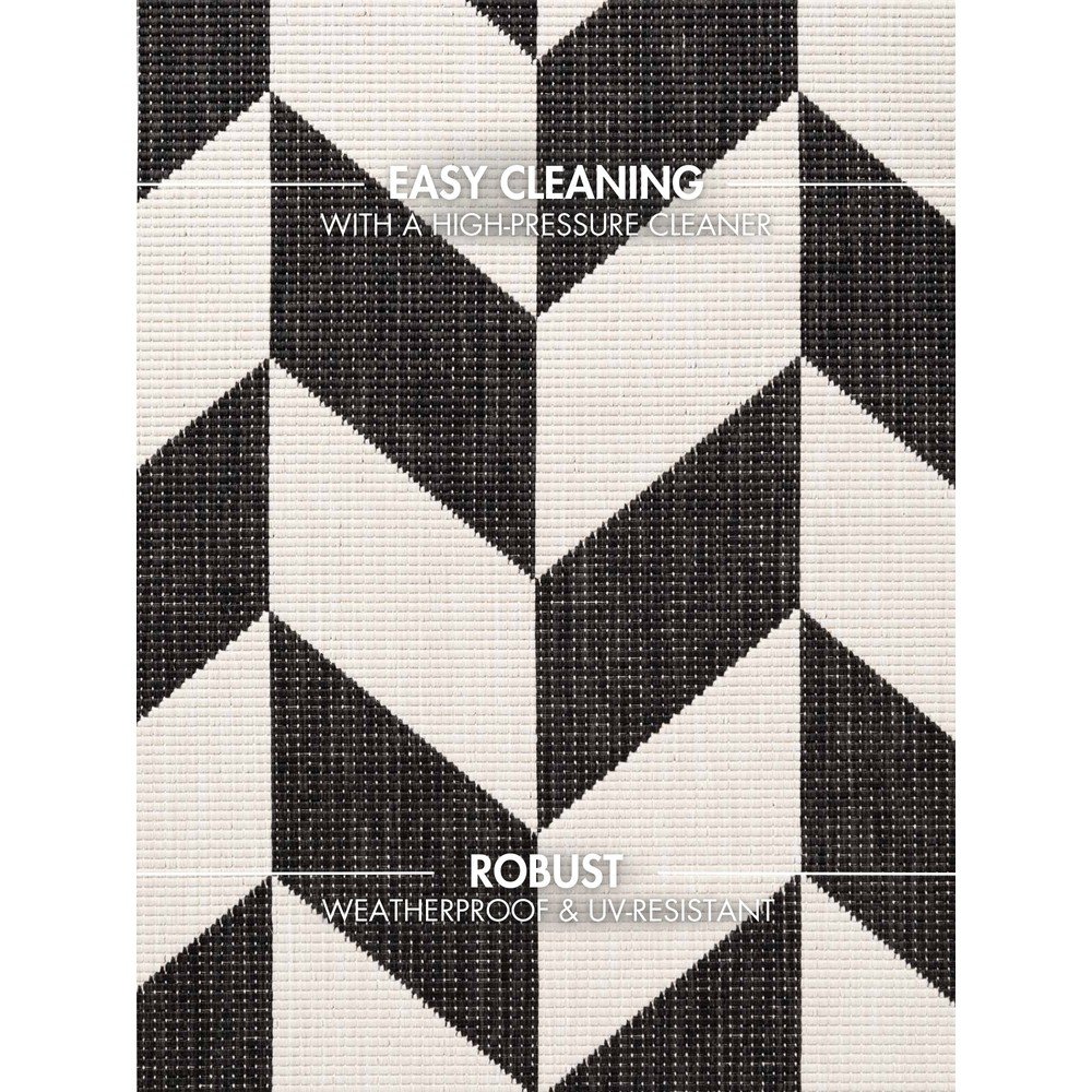 Czarno-kremowy dywan odpowiedni na zewnątrz 160x230 cm Haringey Terrick – Ted Baker (zdjęcie 11)