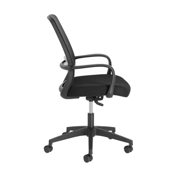 Czarne krzesło biurowe Melva – Kave Home-image-4