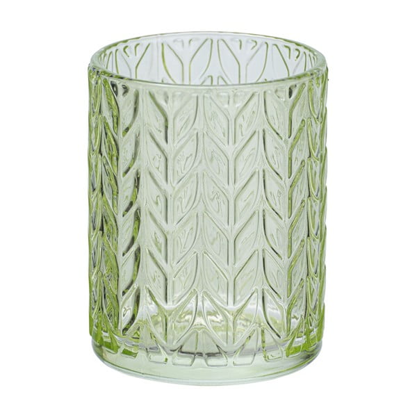 Zielony szklany kubek na szczoteczki Wenko Vetro-image-2