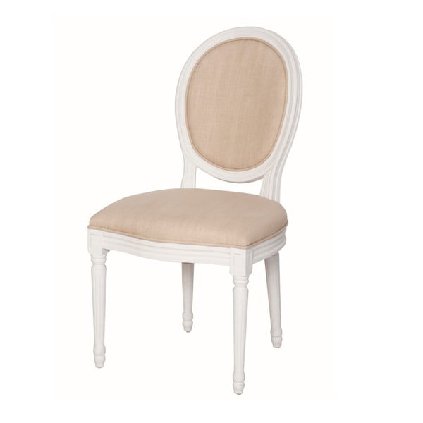 Białe krzesło z drewna topoli Livin Hill Elsa