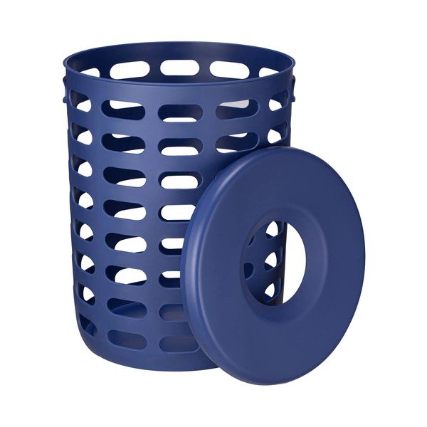 Niebieski plastikowy kosz na pranie Korie – Blomus-image-1