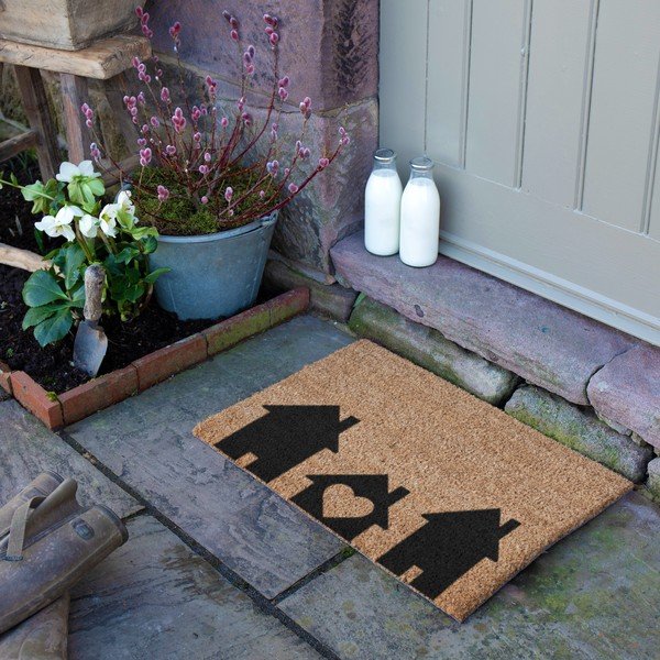 Wycieraczka z włókna kokosowego 40x60 cm Home Is Where the Heart Is – Artsy Doormats-image-3