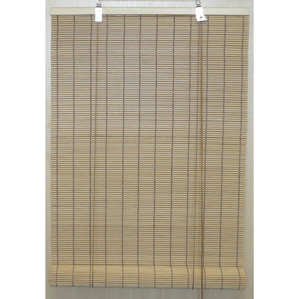 Bambusowa roleta w naturalnym kolorze 80x160 cm Brutus – Gardinia