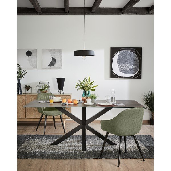 Zielone krzesło do jadalni Kave Home Herbert-image-1