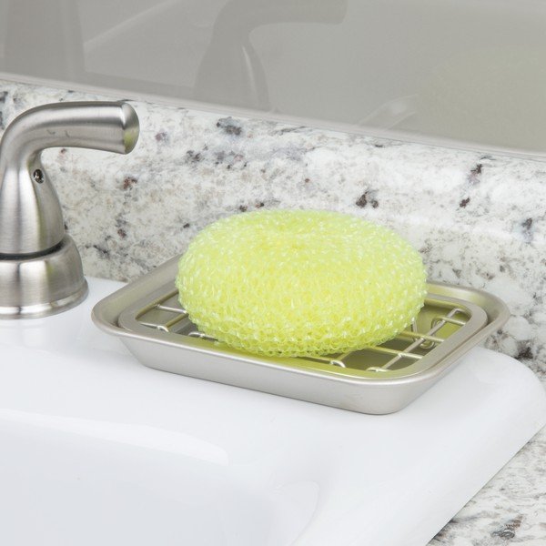 Mydelniczka w kolorze srebra iDesign Gia, 14,5x10 cm-image-1