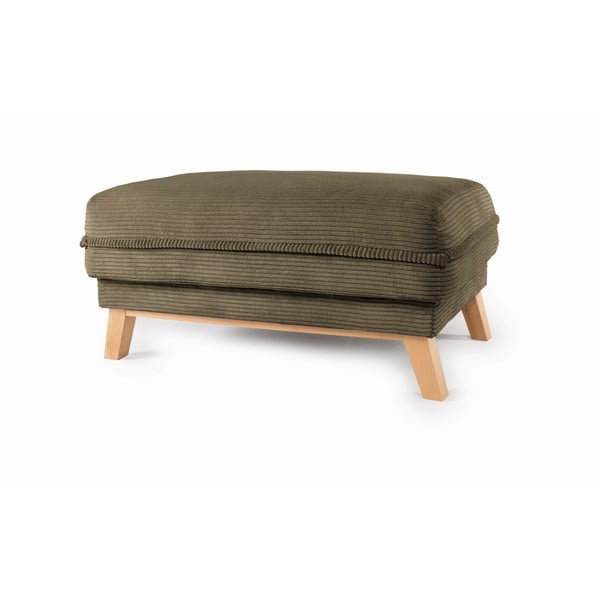 Zielony sztruksowy podnóżek Tori – Bonami Selection-image-2