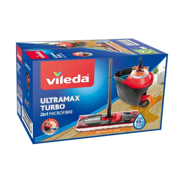 Zestaw mopa i wiadra Vileda Ultramax turbo 2v1 microfibre-image-4
