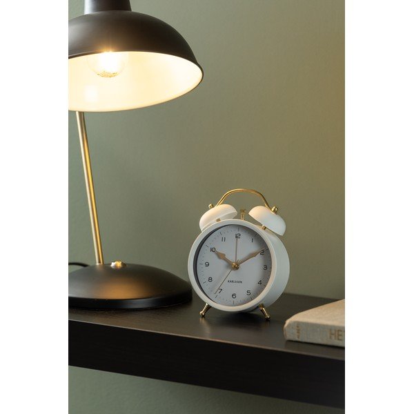 Budzik ø 10 cm Classic Twin Bell – Karlsson-image-1