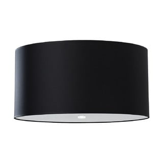 Czarna lampa sufitowa ze szklanym kloszem ø 50 cm Volta – Nice Lamps