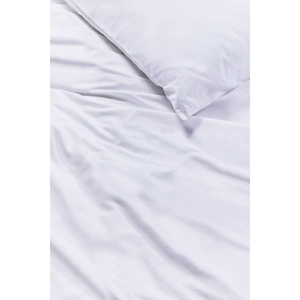 Biała bawełniana pościel dwuosobowa Bonami Selection, 160x200 cm-image-1