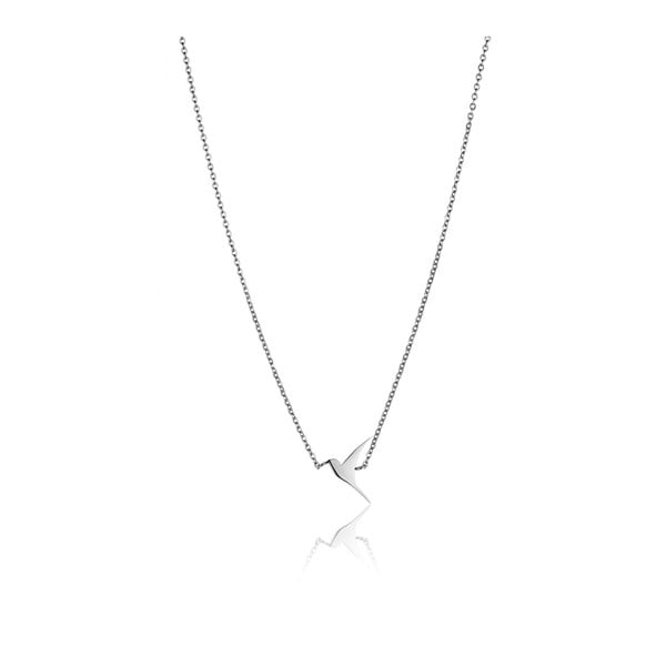 Damski łańcuszek z ptaszkiem ze stali nierdzewnej w kolorze srebra Emily Westwood
