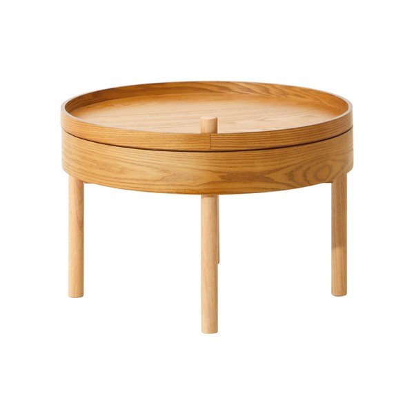 Okrągły stolik w dekorze sosny ø 60 cm Viborg – Premier Housewares