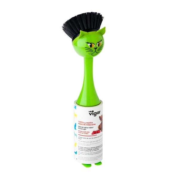 Szczotka do mycia naczyń Vigar Green Cat