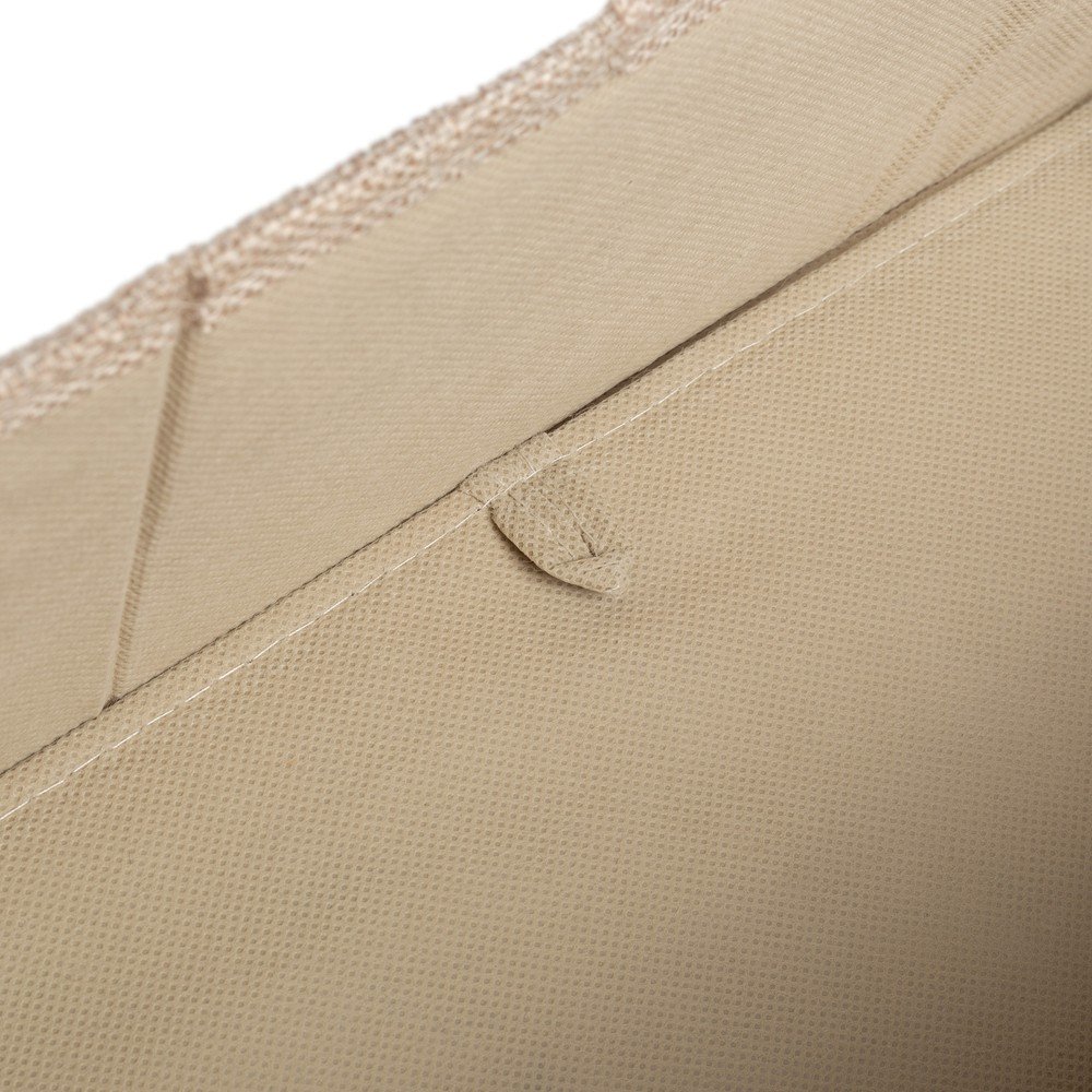 Beżowy tekstylny pojemnik 28x12x12 cm Sandy – Compactor (zdjęcie 8)
