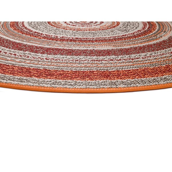 Pomarańczowy dywan odpowiedni na zewnątrz Universal Verdi, ⌀ 120 cm-image-2