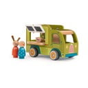 Drewniane auto zabawkowe La Grande Famille Food Truck  – Moulin Roty