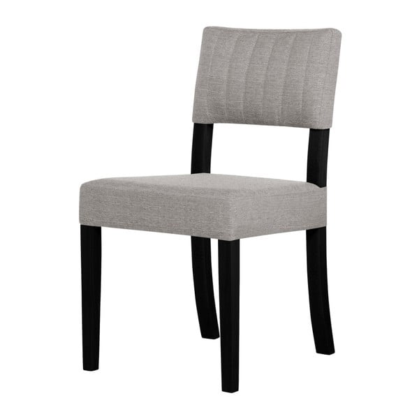 Szarobrązowe krzesło z czarnymi nogami Ted Lapidus Maison Néroli