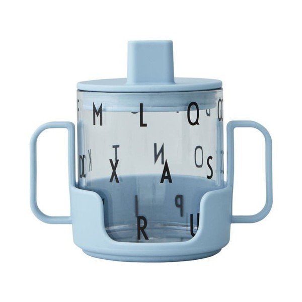 Jasnoniebieski kubek dla dzieci Design Letters Grow With Your Cup