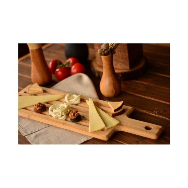 Deska bambusowa do serwowania steków Bambum Grill, długość 40 cm-image-2