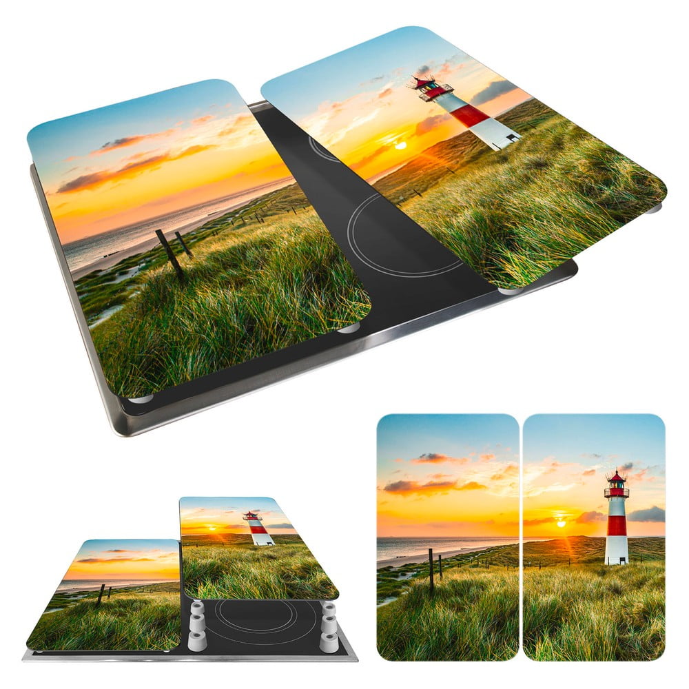 Szklane płyty ochronne na kuchenkę zestaw 2 szt. 52x30 cm Lighthouse – Maximex (zdjęcie 9)
