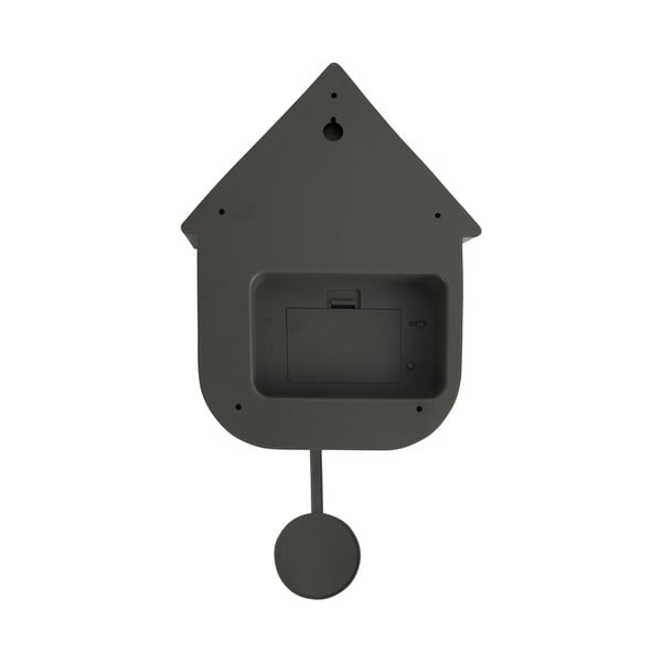 Zielony wahadłowy zegar ścienny Karlsson Modern Cuckoo, 21,5x41,5 cm-image-3