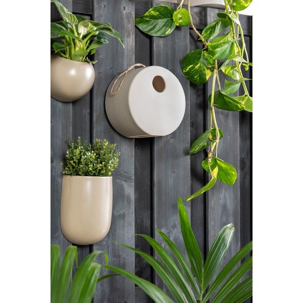 Szara ceramiczna budka dla ptaków PT LIVING Bird, ø 20 cm-image-1