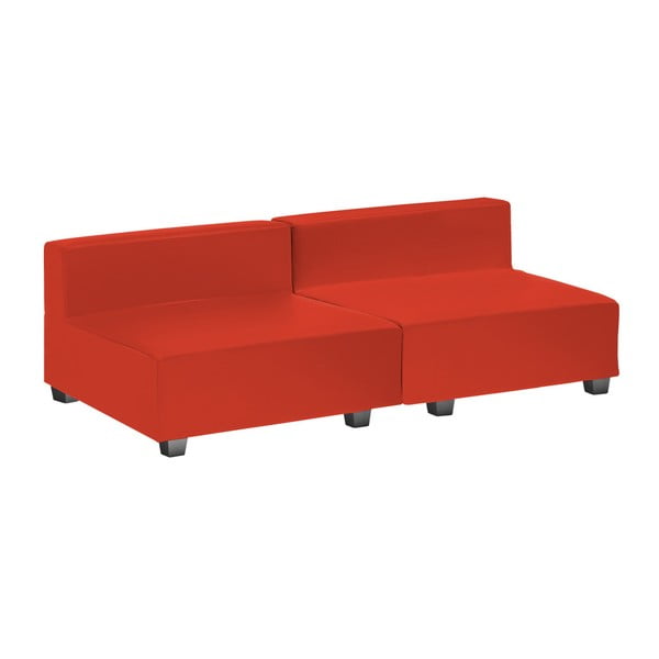 Czerwona sofa dwuczęściowa 13Casa Silvia