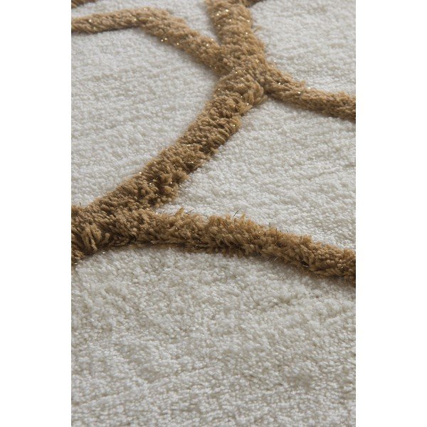 Brązowo-kremowe dywaniki łazienkowe zestaw 3 szt. 100x60 cm Bonne – Foutastic-image-4