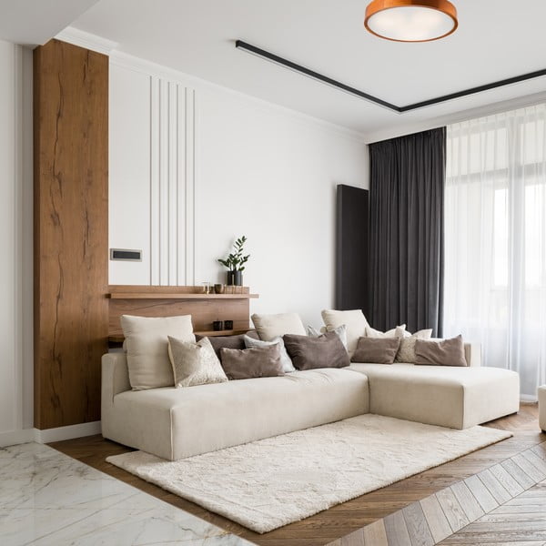 Koniakowa lampa sufitowa ze szklanym kloszem ø 47 cm Eveline – LAMKUR-image-2