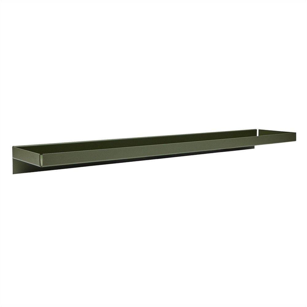 Ciemnozielona metalowa półka 80 cm Bakku – OYOY Living Design