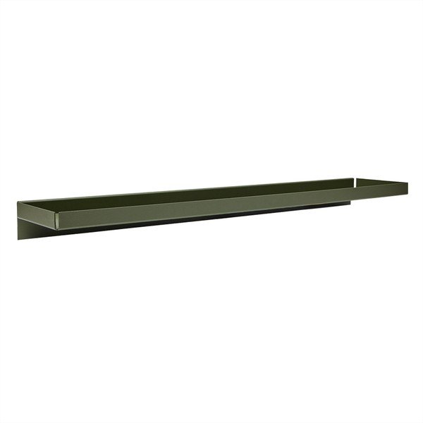 Ciemnozielona metalowa półka 80 cm Bakku – OYOY Living Design