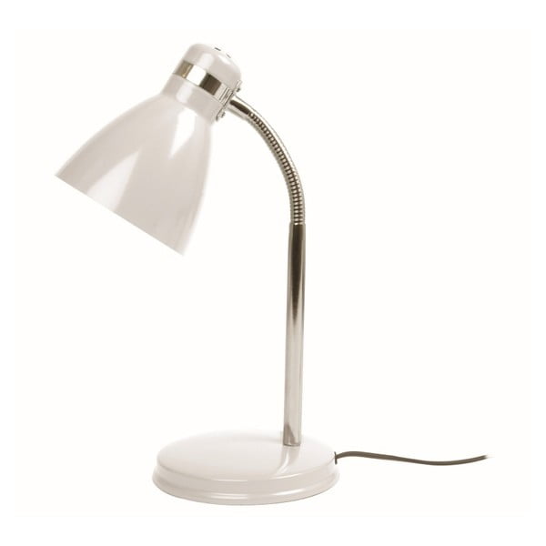 Biała lampa stołowa Leitmotiv Study
