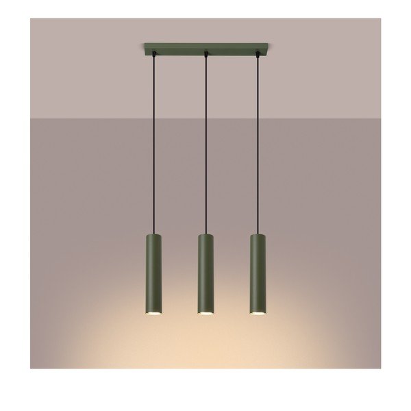 Zielona lampa wisząca Castro – Sollux-image-1