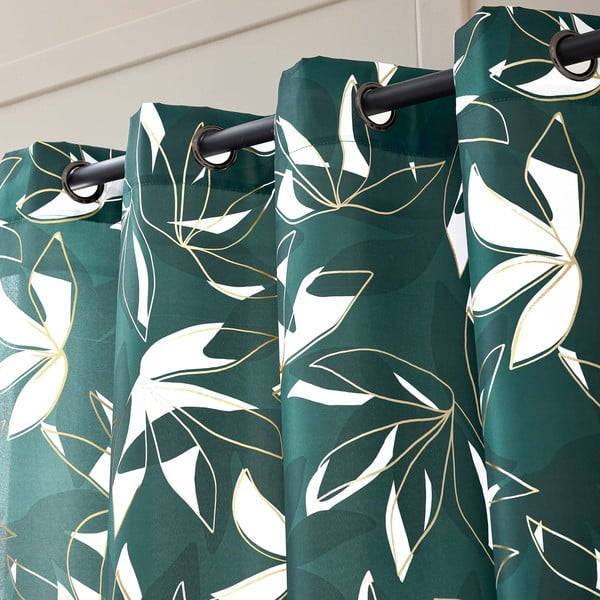 Zielona zasłona 140x260 cm Elsa – douceur d'intérieur-image-2