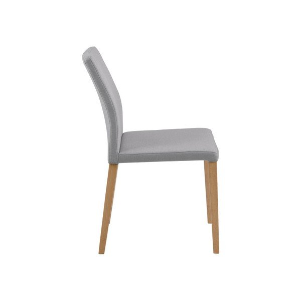 Zestaw 2 jasnoszarych krzeseł Actona Zina Dining Set-image-1