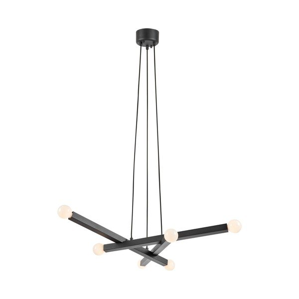 Czarna metalowa lampa wisząca Stack – Markslöjd
