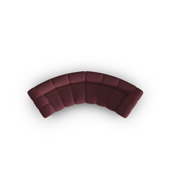 Bordowa sofa 322 cm Lupine – Micadoni Home-image-4