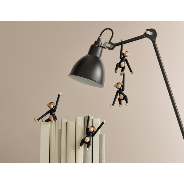 Figurka z litego drewna dębowego Kay Bojesen Denmark Monkey Hanging-image-3